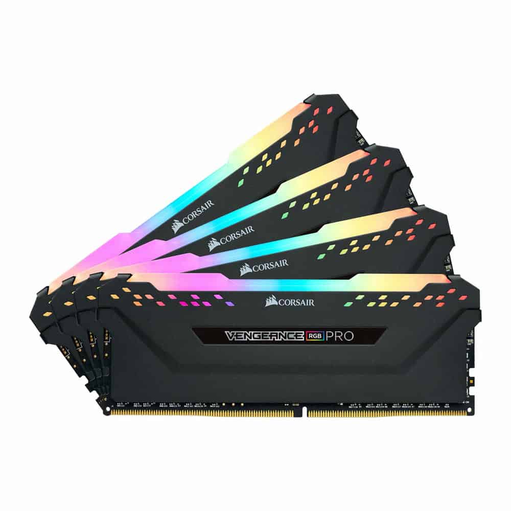 Corsair Vengeance RGB PRO Black 32GB 3600 MHz DDR4 Quad Channel Memory Kit